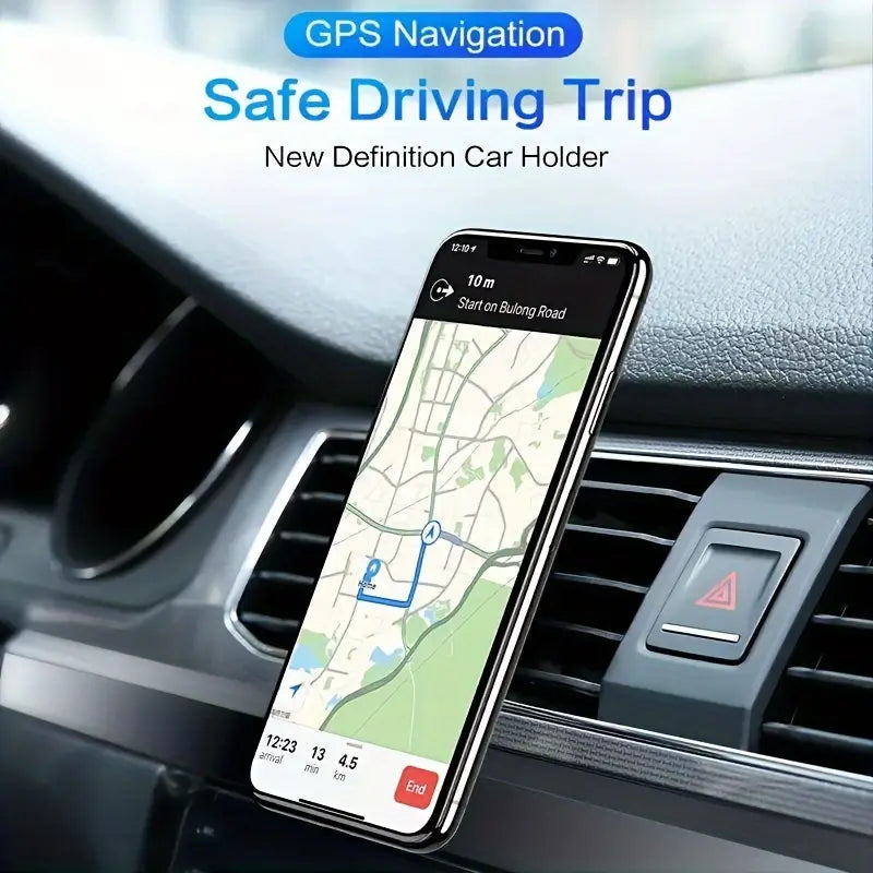 Support Magnétique Universel pour Voiture – Fixation Grille d’Aération