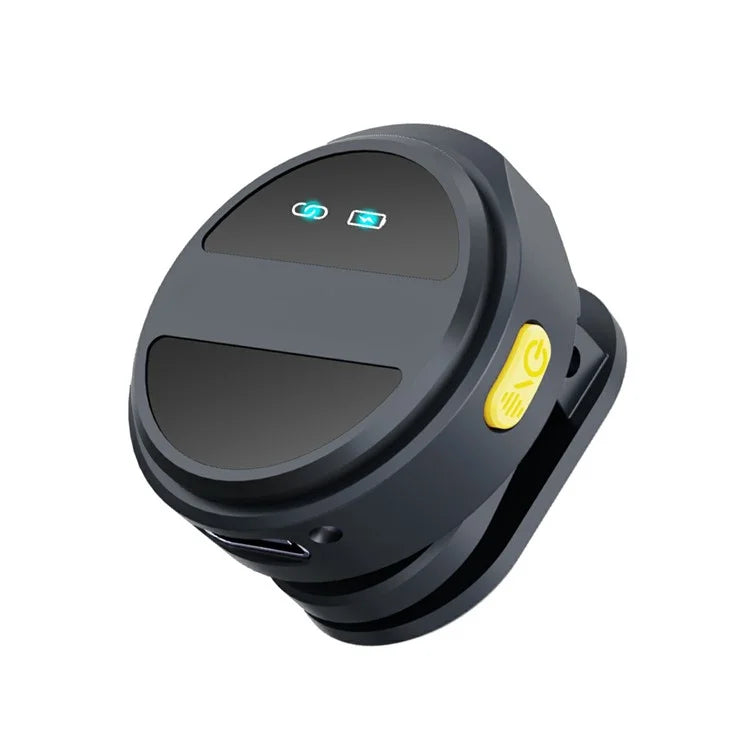 2 Microphones Lavalier Sans Fil Magnétique, Réduction Intelligente du Bruit 2.4G