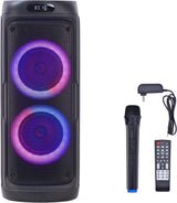 Enceinte LGX23605 2000W avec Micro Sans Fil et LED Multicolores