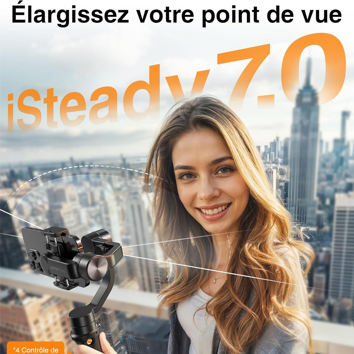 Hohem iSteady Mobile+ Kit Gimbal Stabilizer pour Smartphone – Un outil professionnel pour des vidéos fluides