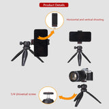 Mini Trépied MT-20 Compact 14 cm avec Rotule 1/4"