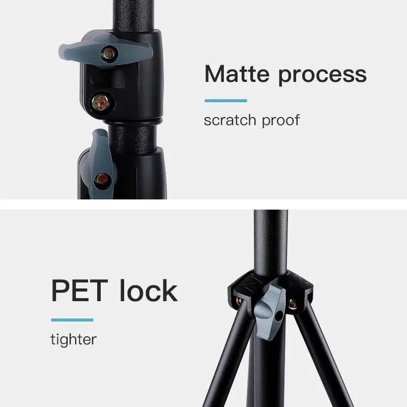 حامل ثلاثي خفيف ومحمول JMARY MT-75 - دعم تلسكوبي لكاميرا وهاتف