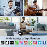 Microphone 2 en 1 sans fil Lavalier F15-2 – USB-C & Lightning