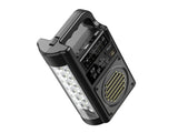 Chargeur Solaire Multifonction avec Batterie, Radio, Bluetooth et Lampe LED - 3000mAh