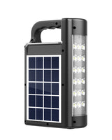 Chargeur Solaire Multifonction avec Batterie, Radio, Bluetooth et Lampe LED - 3000mAh