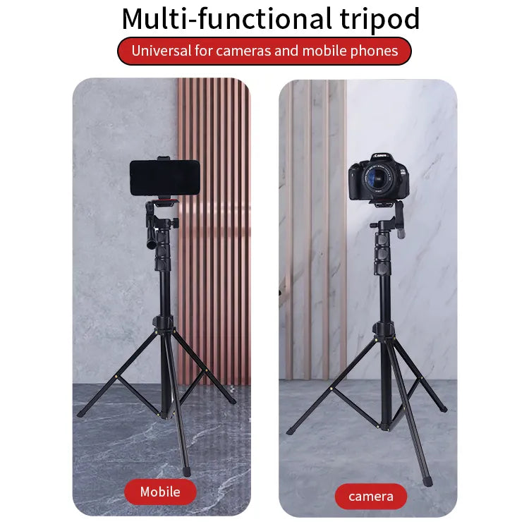 Trépied Caméra JMARY KP-2206 Réglable 1.7m Multifonction Portable