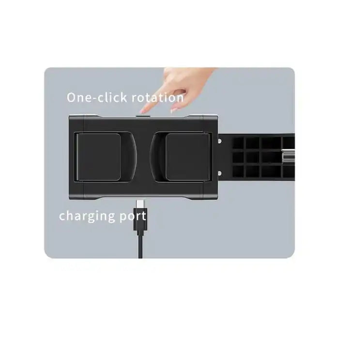 1 AXIS Stabilisateur Téléphone C06 avec Trépied et Perche Selfie 360°