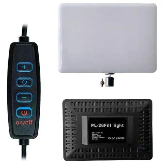 Panneau LED vidéo PL-26 pour photographie et éclairage studio