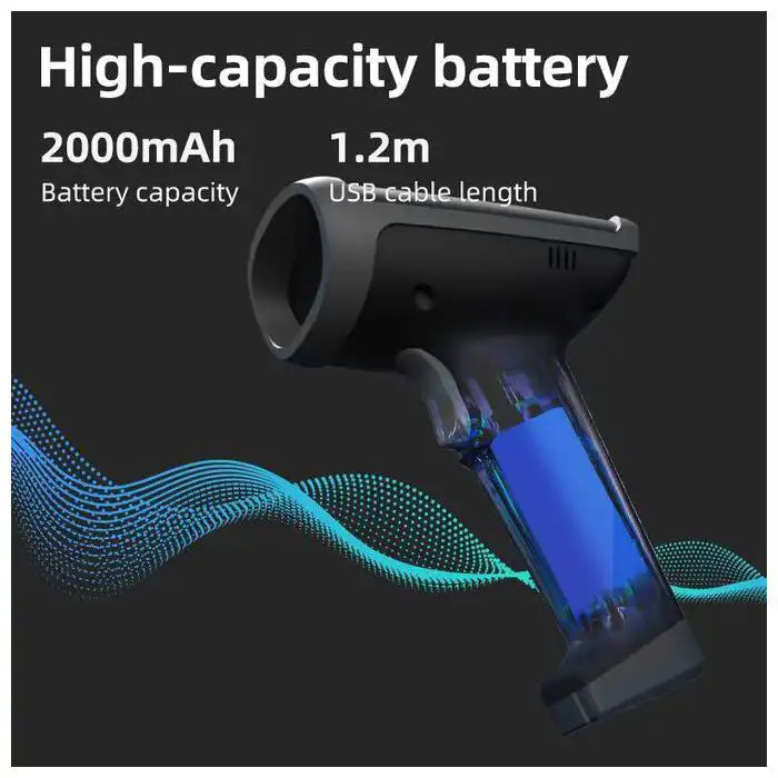 Scanner Code-Barres Sans Fil Deli S226W 1D/2D USB & Bluetooth