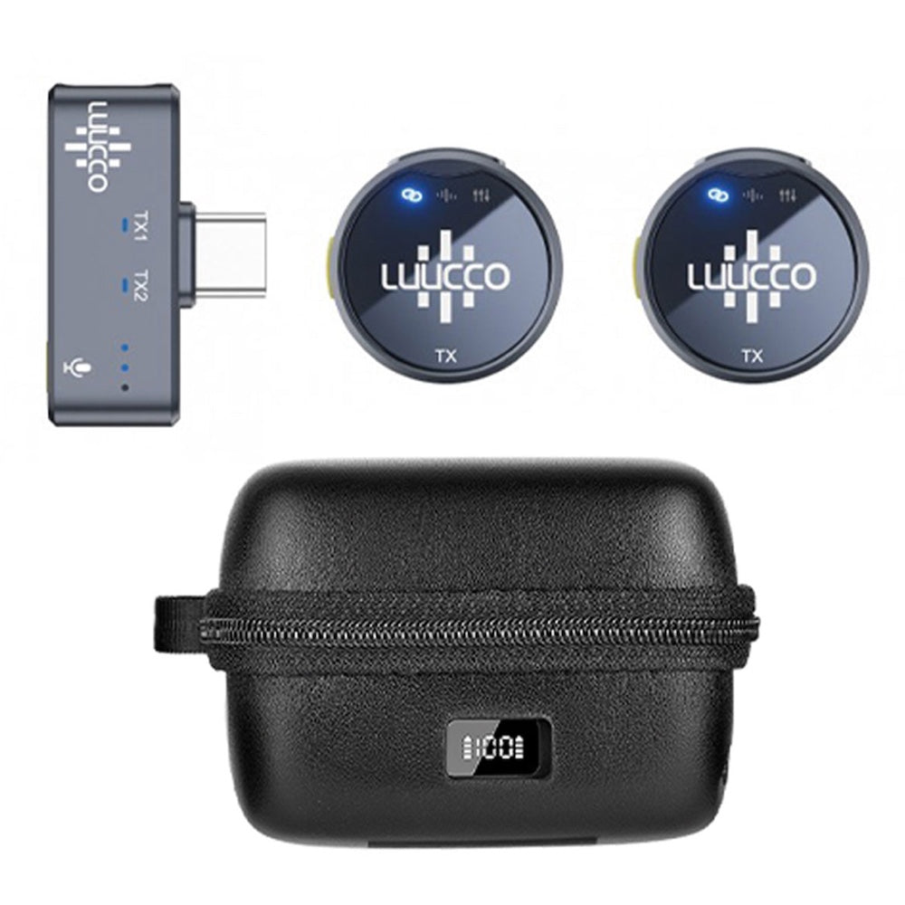 Luucco Airwave K2 Mini – Système de Micro Sans Fil USB-C Professionnel