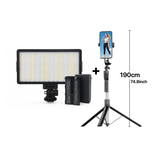 Kit Créateur K50 + Panneau LED 416 – Trépied Selfie 190 cm avec Éclairage Professionnel