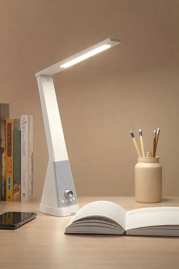 Lampe Bluetooth LED E-3040 Haut-Parleur Veilleuse 2400mAh