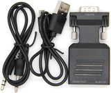 Adaptateur HDMI vers VGA 1080P avec sortie audio 3.5 mm
