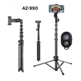 Trépied Selfie Stick Métal AZ-990 200cm avec Télécommande