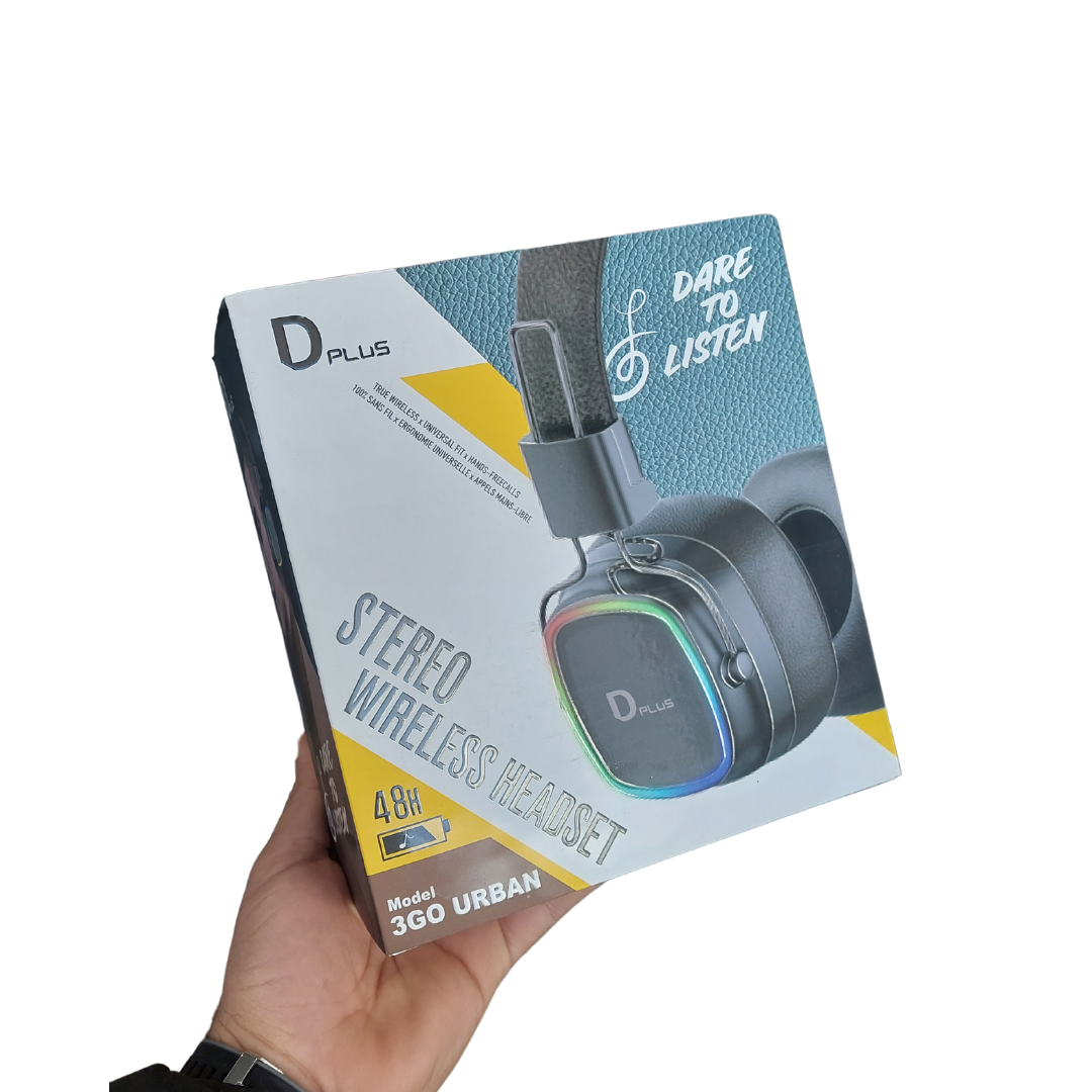 سماعة ستيريو لاسلكية DPLUS 3GO URBAN مع وظيفة HD Voice ومدة تشغيل تصل إلى 48 ساعة