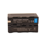 باقة بطارية ليثيوم أيون 7.4 فولت 4400 مللي أمبير ل LED-NP-F770/F750