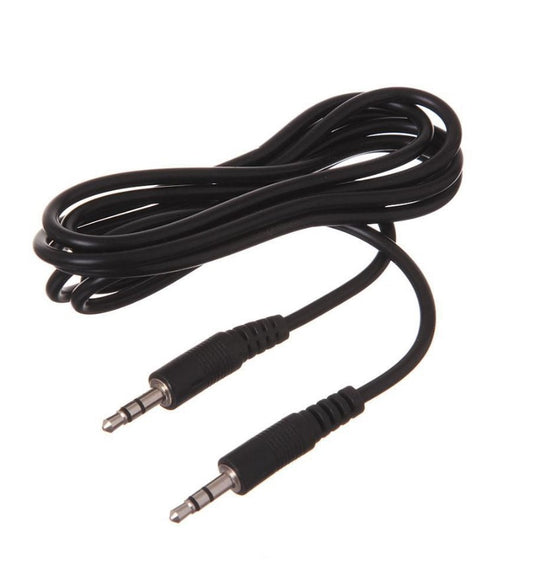 Câble aux Audio Stéréo 3m - Mâle à Mâle 3.5mm - Noir