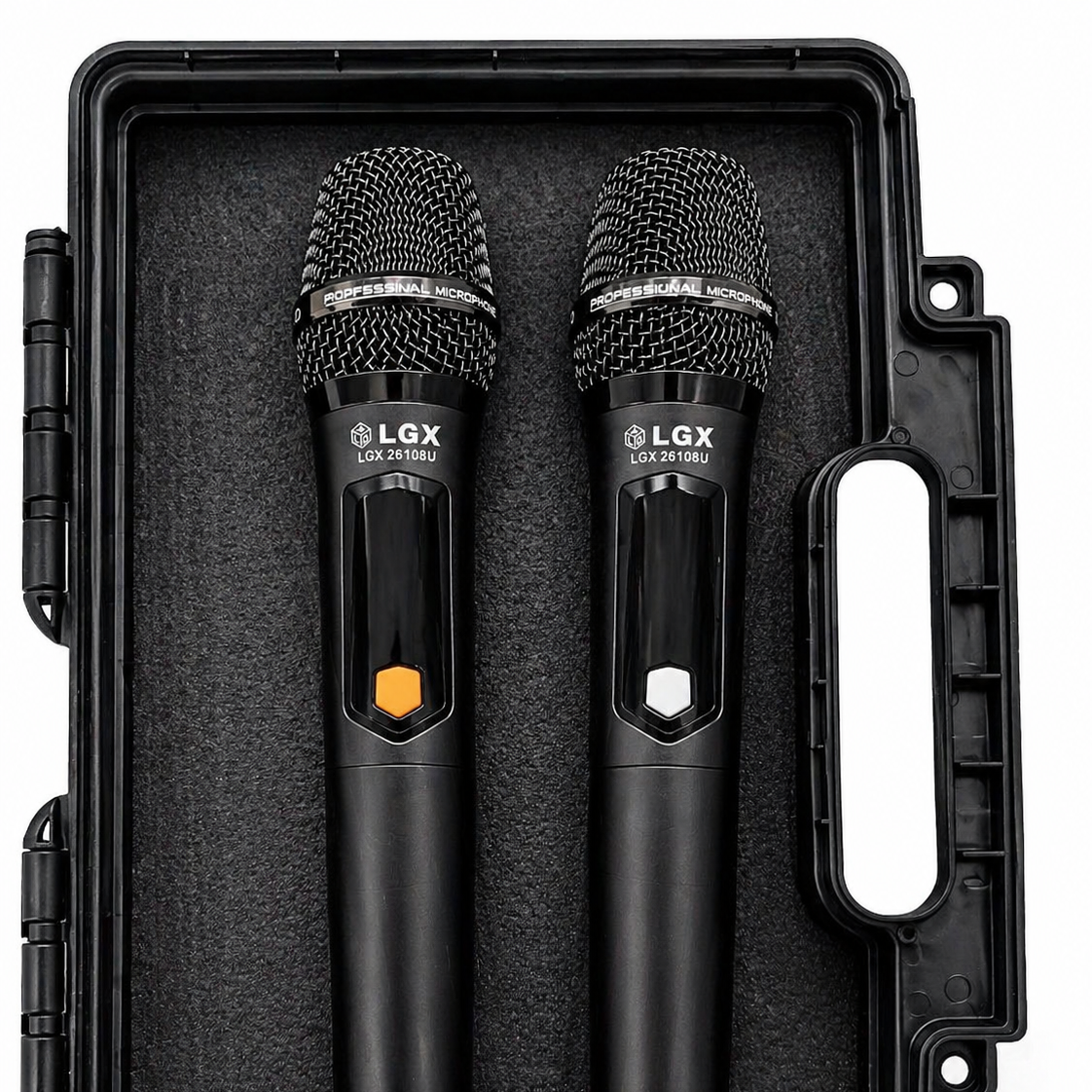 Microphones Sans Fil Professionnels Double LGX26108U 50m