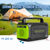Station d'Énergie Portable YY-203 200W avec Bluetooth & FM