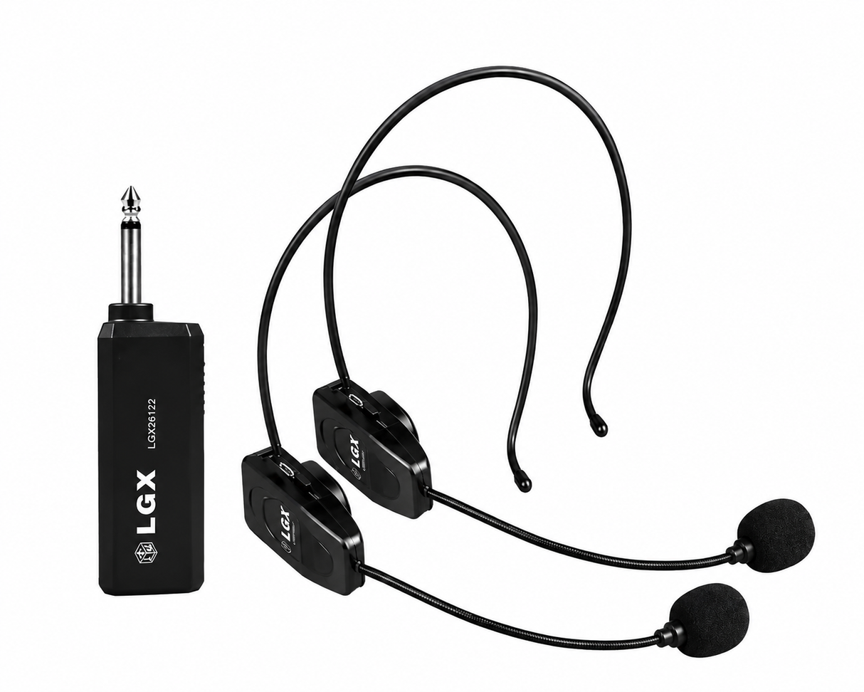 Microphone Sans Fil Rechargeable LGX24121 2.4G – Son Studio Professionnel