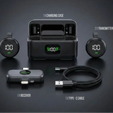 Micro Cravate Sans Fil MIC S30 – Type-C & Lightning 2.4GHz