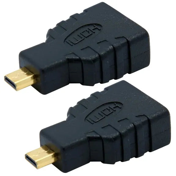 Adaptateur Micro HDMI Mâle vers HDMI Femelle - Full HD et 4K (Lot de 2)
