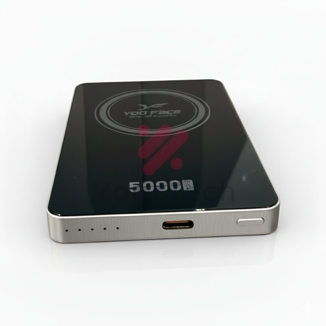 Power Bank Sans Fil Magnétique YOO FACE 5000mAh PD 20W PB-20