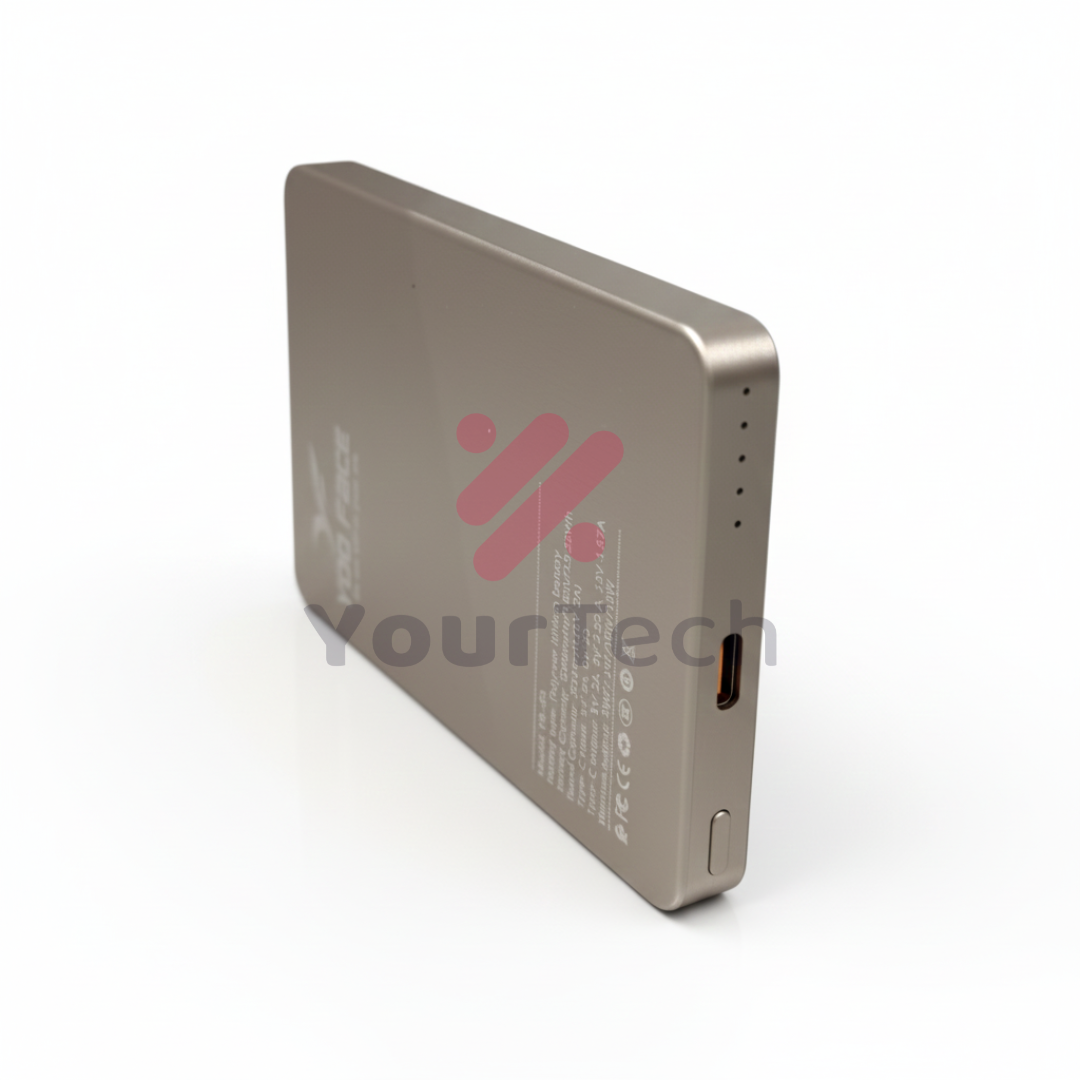 Power Bank Sans Fil Magnétique YOO FACE 5000mAh PD 20W PB-20