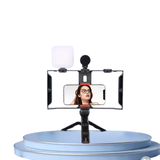 Kit Vlog Vidéo AY-49X avec Trépied, Micro et LED