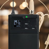 Microphone Sans Fil UHF Tour de Tête Couleur Peau – 30 m