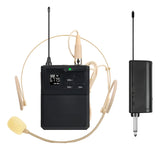 Microphone Sans Fil UHF Tour de Tête Couleur Peau – 30 m