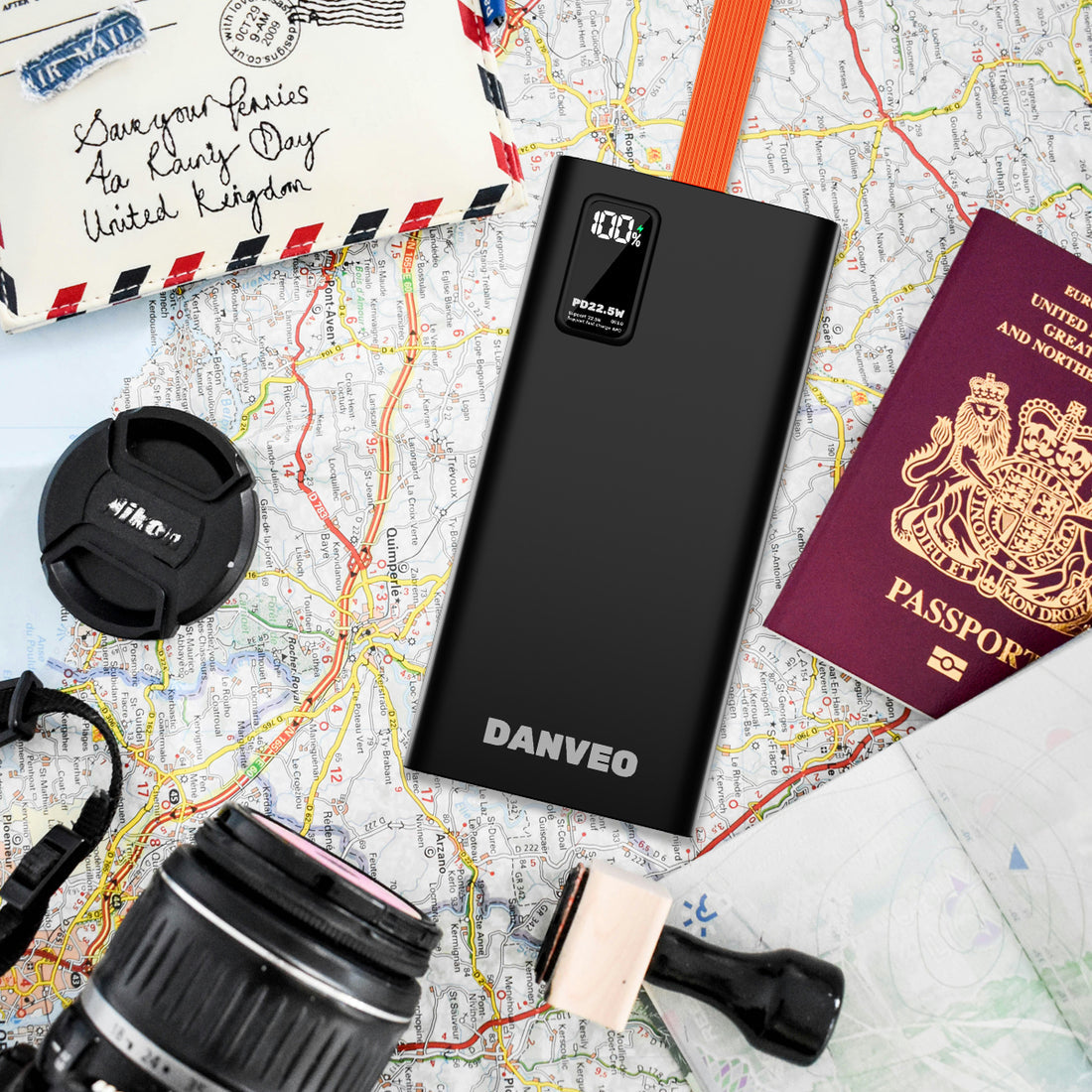 Power Bank MORBEST 40000mAh | Charge Rapide 22.5W avec 5 Ports USB & Type-C