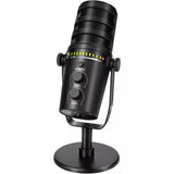 Microphone Dynamique USB/XLR avec Support pour Podcast et Streaming