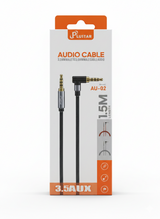 Câble Audio Plustar AU-02  1.5M avec Connecteur Coudé