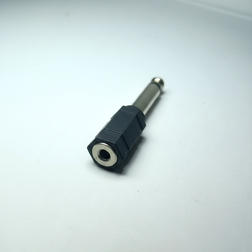 Adaptateur Audio Jack 6.35mm Mâle vers Jack 3.5mm Femelle
