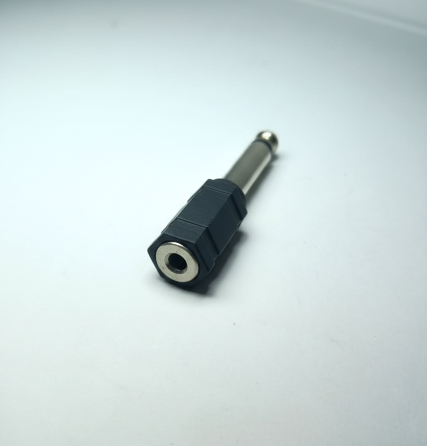 Adaptateur Audio Jack 6.35mm Mâle vers Jack 3.5mm Femelle