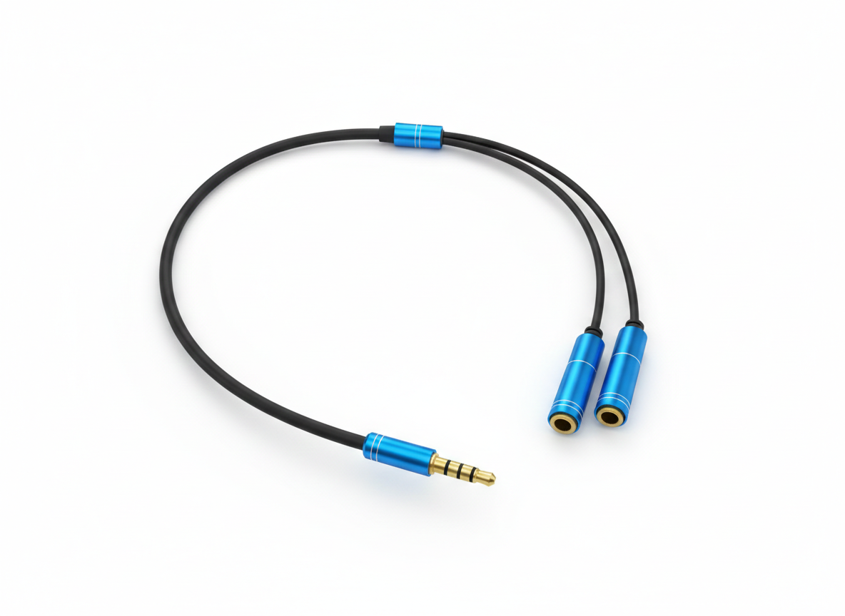 Adaptateur Jack 6.35mm Mono vers Double RCA Femelle