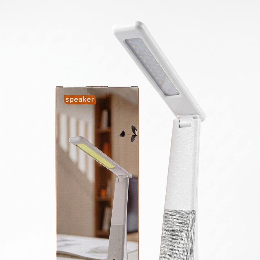 Lampe Bluetooth LED E-3040 Haut-Parleur Veilleuse 2400mAh