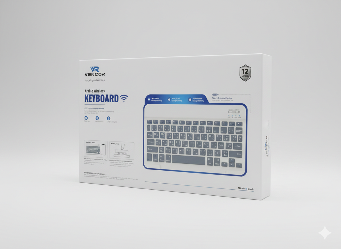 Clavier Sans Fil Vencor - Rechargeable USB-C