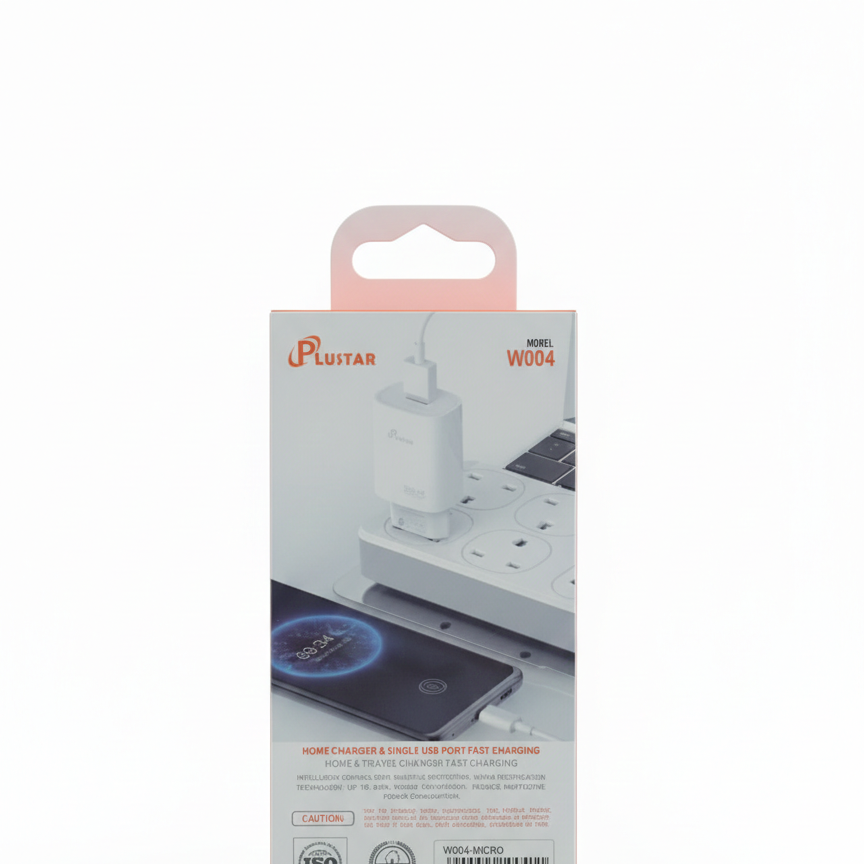 Chargeur Rapide Plustar W004 avec Port USB