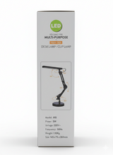 Lampe de Bureau LED Multi-usage Style Nordique avec Pince et Socle