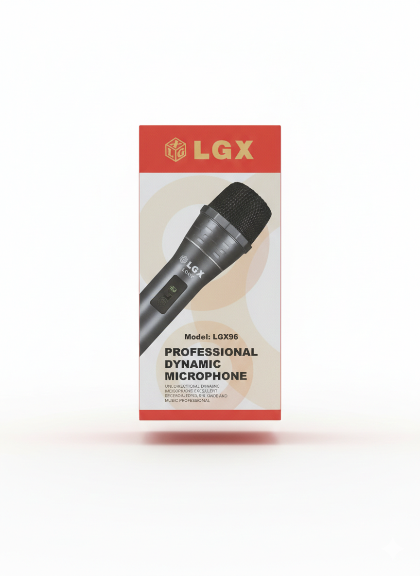 Microphone Dynamique Professionnel LGX96 Uni-Directionnel