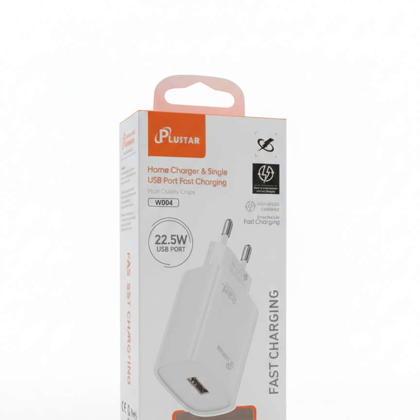 Chargeur Rapide Plustar W004 avec Port USB