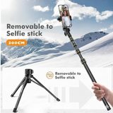 Trépied Selfie Stick Métal AZ-990 200cm avec Télécommande