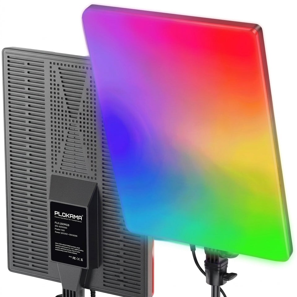 Panneau LED RGB 80W Plokama P24 Pro + trépied 2M pro