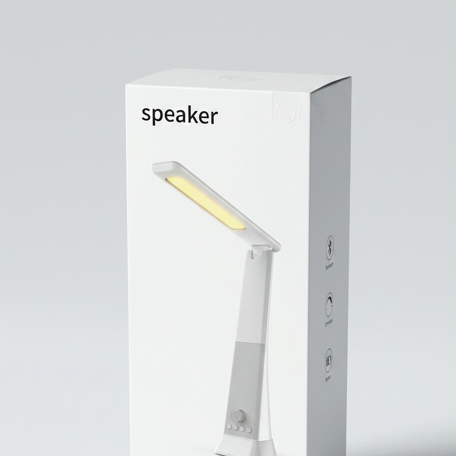 Lampe Bluetooth LED E-3040 Haut-Parleur Veilleuse 2400mAh