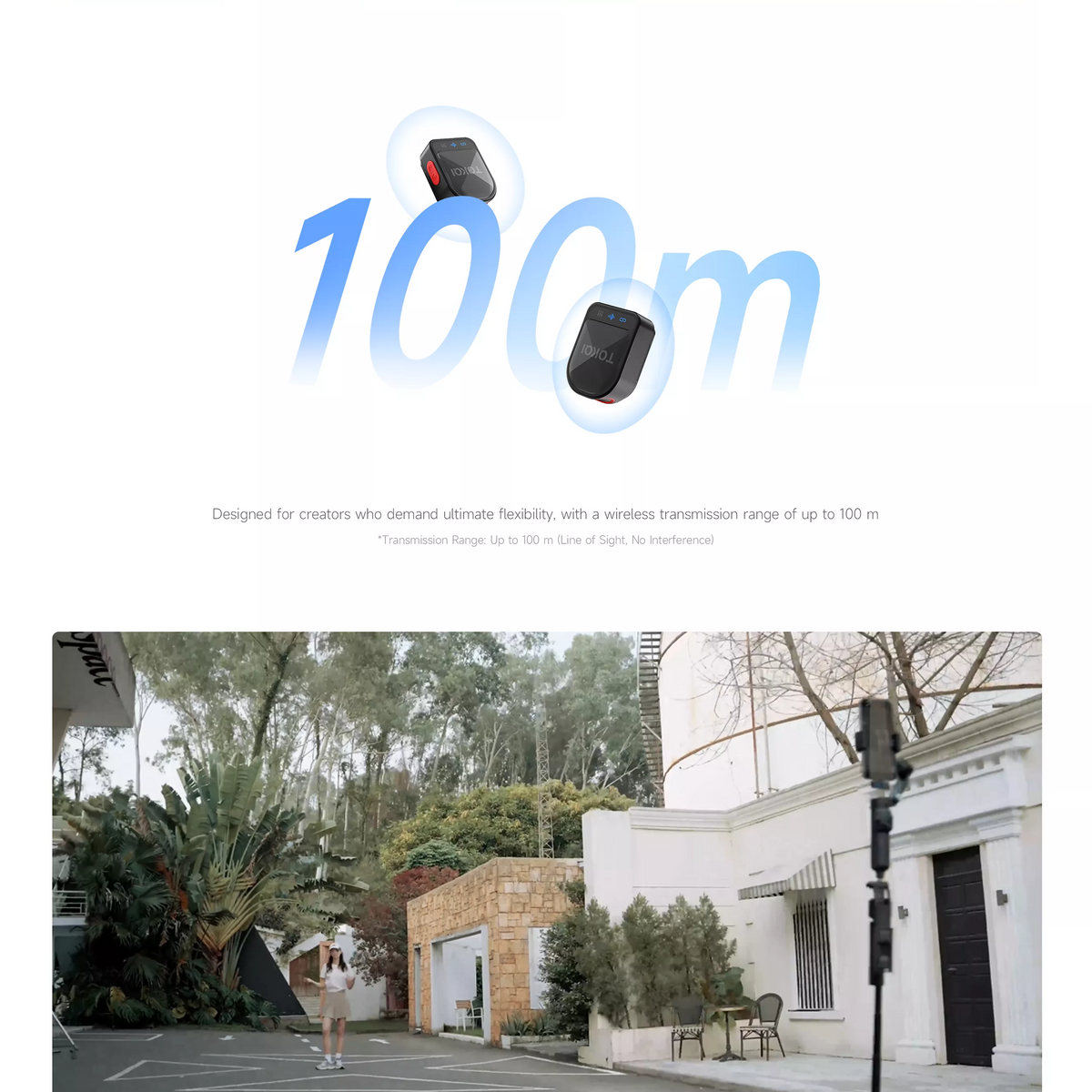 Microphone Sans Fil Double TOKQI H01 USB-C Lightning