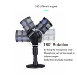 Microphone RGB PDO Réduction de Bruit USB Type-C Streaming