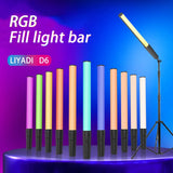 Lampe Tube RGB 8W Portable pour Live, Maquillage et Vidéo
