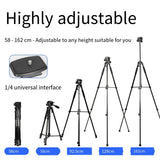 Trépied Smartphone 1,62m 360° pour Téléphone, Caméra & Ring Light